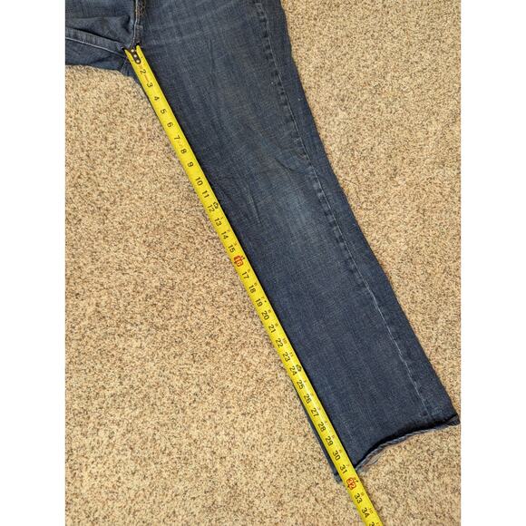 J. Crew Bootcut Jeans Womens 33R Mid Rise Stretch Dark Wash Denim 31.5" Inseam - Picture 8 of 8